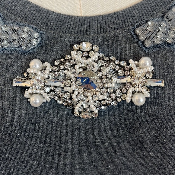 Antonio Marras Embellished Lace Trim Sweater - Picture 8 of 17